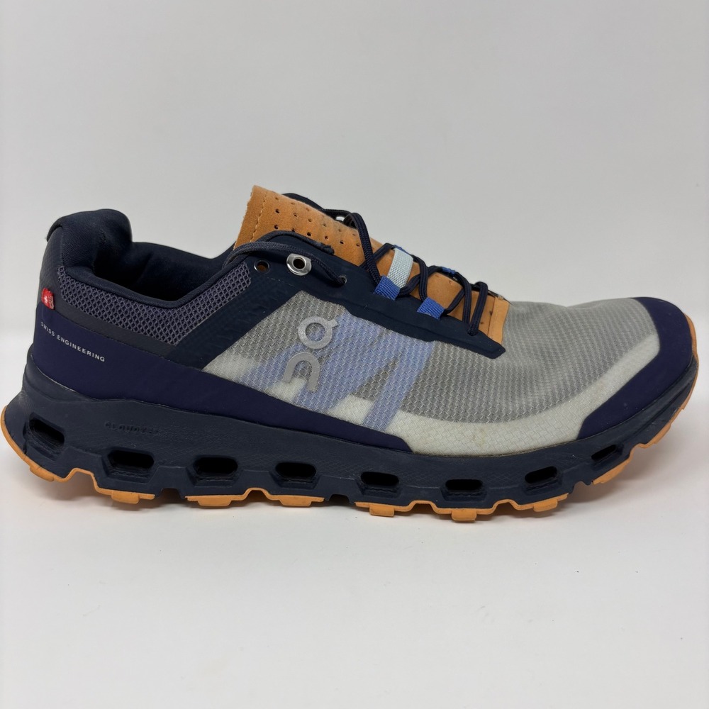 On Cloudvista Women's Size 9.5 Navy Grey Athletic Running Shoes (64.98592)